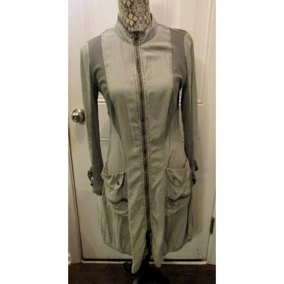XCVI Galena Jacket Dress NWT Grey Full Zip Long Sleeve Womens Size XS - Picture 3 of 11